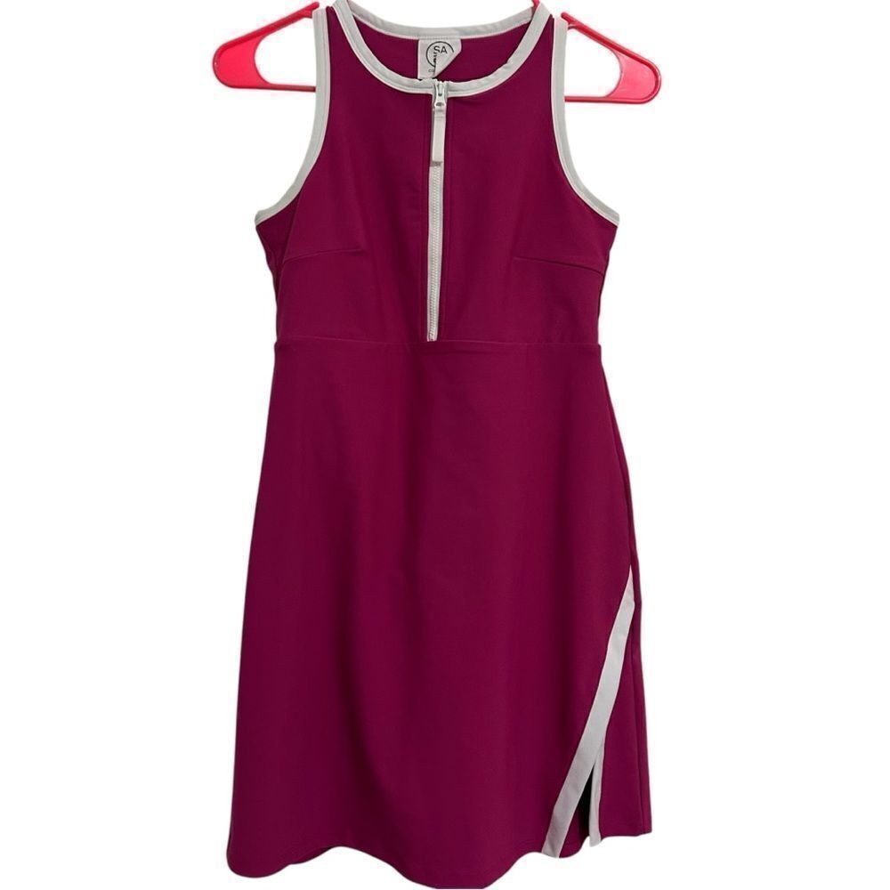Sage Collection Fuchsia Exercise Dress size Small with built in‎ shorts
